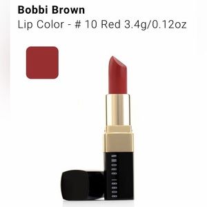 Bobbi Brown Lip-Color Full Size 0.12 oz RED 10, New In Box